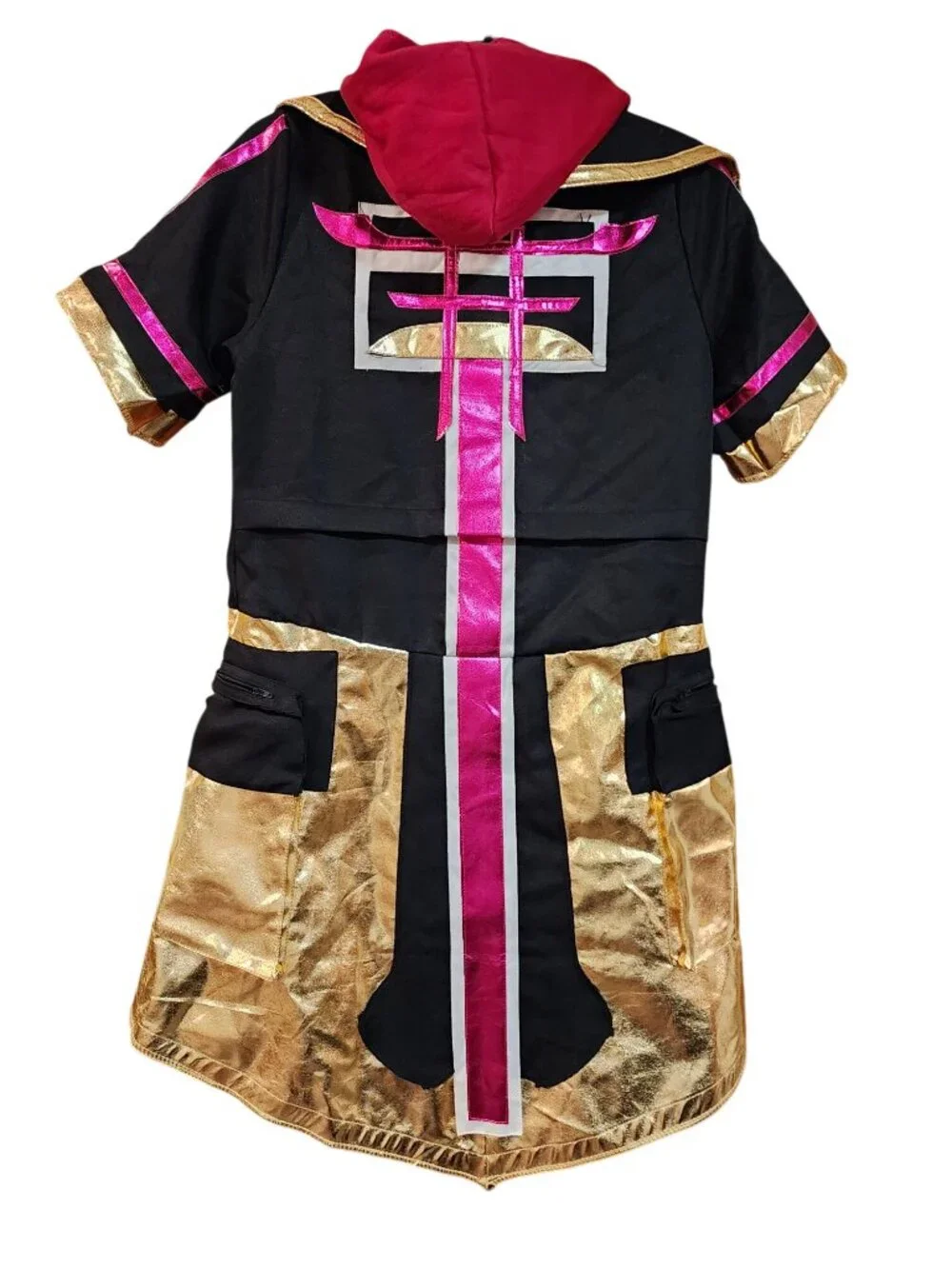 officially licensed Fortnite Drift Youth Costume jacket attached red hooded vest